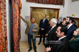 Visite du Président arménien à la citadelle d